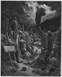 La vision de la vallée des ossements desséchés - Gustave Dore